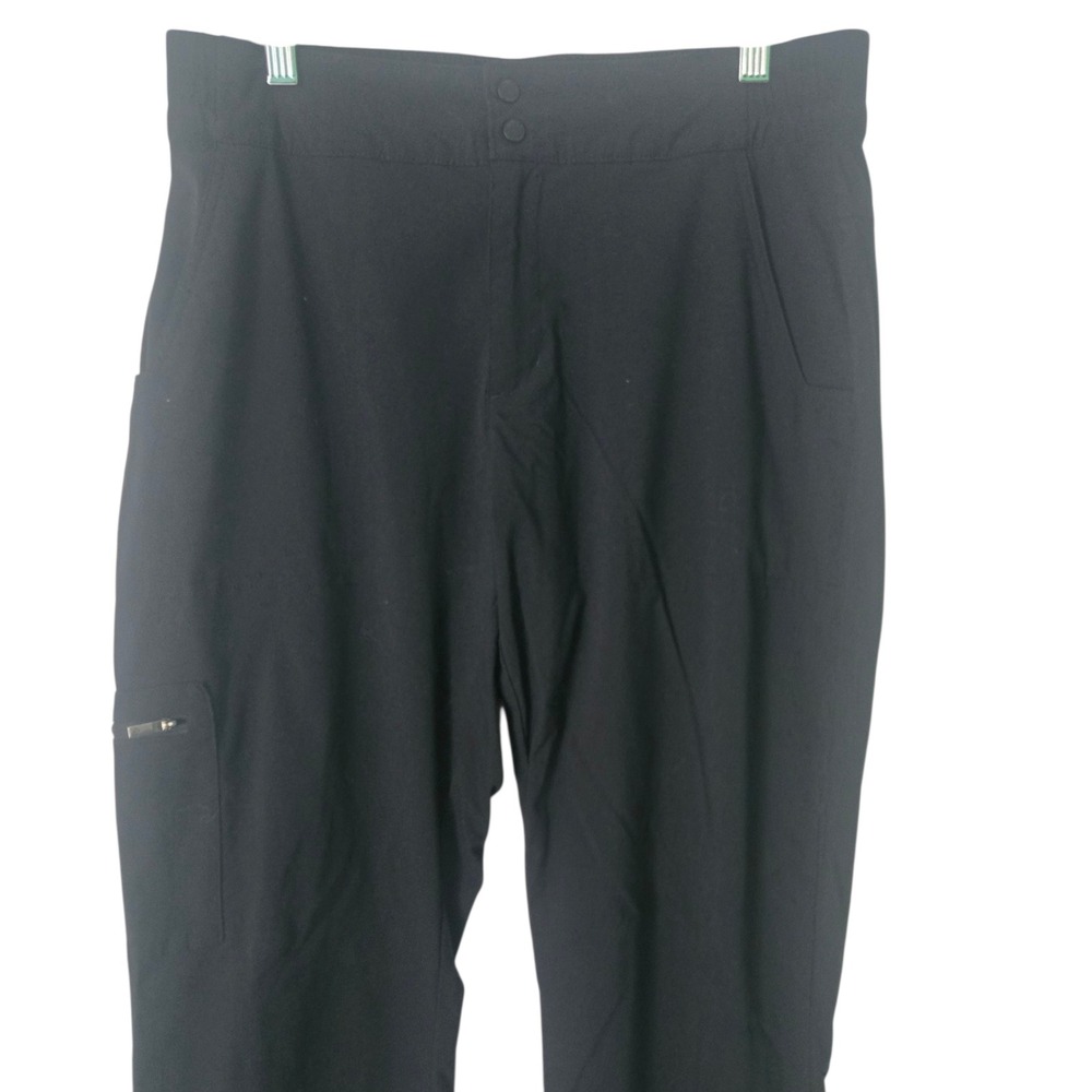 Columbia Womens Black Hiking Pants XL8894 Straight Leg Cargo Stretch Size 10 Reg